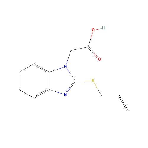 (2-ALLYLSULFANYL-BENZOIMIDAZOL-1-YL)-ACETIC ACID (CAS: 312754-94-2) - Related Chemical Product