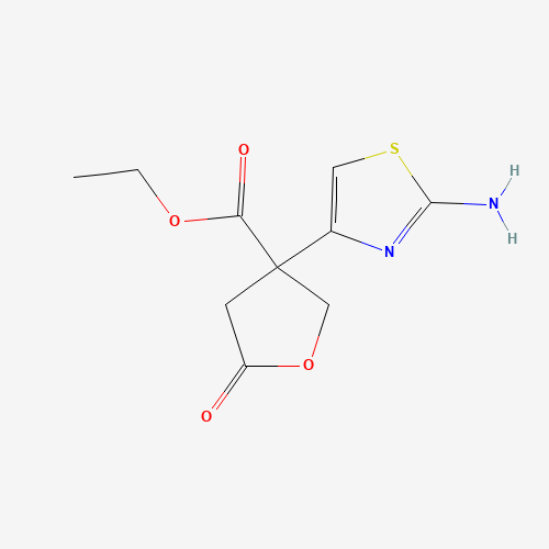 3-(2-AMINO-THIAZOL-4-YL)-5-OXO-TETRAHYDRO-FURAN-3-CARBOXYLIC ACID ETHYL ESTER (CAS: 328275-97-4) - Related Chemical Product