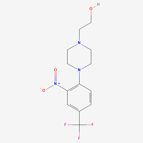 2-[4-[2-NITRO-4-(TRIFLUOROMETHYL)PHENYL]PIPERAZINO]-1-ETHANOL (CAS: 330633-81-3) - Related Chemical Product