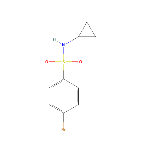 4-BROMO-N-CYCLOPROPYLBENZENESULPHONAMIDE (CAS: 331950-30-2) - Related Chemical Product