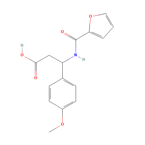 3-[(FURAN-2-CARBONYL)-AMINO]-3-(4-METHOXY-PHENYL)-PROPIONIC ACID (CAS: 332052-52-5) - Related Chemical Product