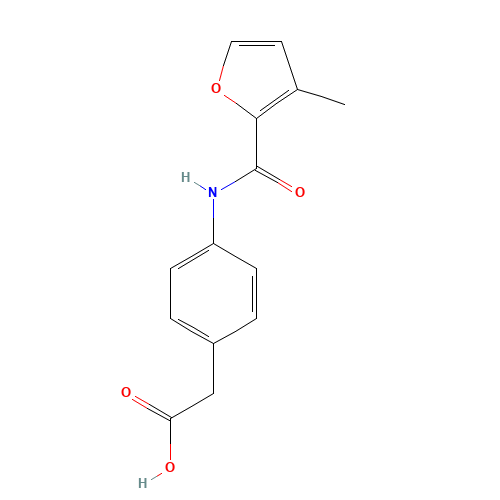 (4-[(3-METHYL-FURAN-2-CARBONYL)-AMINO]-PHENYL)-ACETIC ACID (CAS: 332129-63-2) - Related Chemical Product