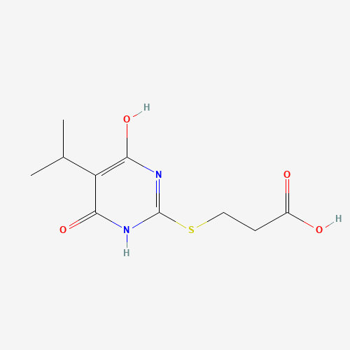 3-(4-HYDROXY-5-ISOPROPYL-6-OXO-1,6-DIHYDRO-PYRIMIDIN-2-YLSULFANYL)-PROPIONIC ACID (CAS: 337499-88-4) - Related Chemical Product
