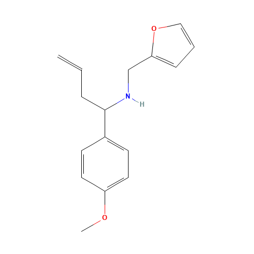 FURAN-2-YLMETHYL-[1-(4-METHOXY-PHENYL)-BUT-3-ENYL]-AMINE (CAS: 340025-61-8) - Related Chemical Product