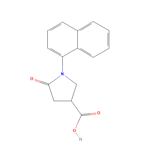 1-NAPHTHALEN-1-YL-5-OXO-PYRROLIDINE-3-CARBOXYLIC ACID (CAS: 340319-91-7) - Related Chemical Product