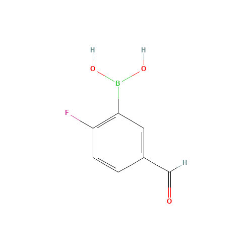 2-Fluoro-5-formylphenylboronic acid (CAS: 352534-79-3) - Related Chemical Product