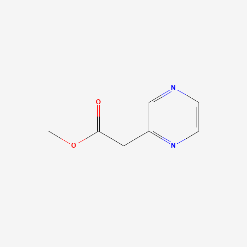 METHYL 2-PYRAZINEACETATE (CAS: 370562-35-9) - Chemical Structure and Molecular Formula 