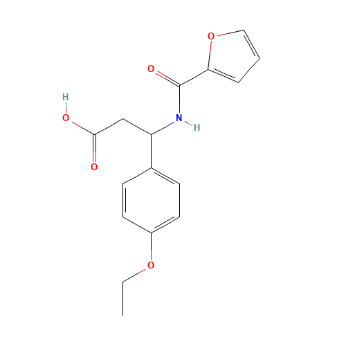 3-(4-ETHOXY-PHENYL)-3-[(FURAN-2-CARBONYL)-AMINO]-PROPIONIC ACID (CAS: 385400-96-4) - Related Chemical Product