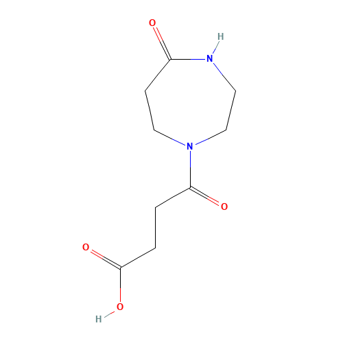 4-OXO-4-(5-OXO-1,4-DIAZEPAN-1-YL)BUTANOICACID (CAS: 397244-77-8) - Related Chemical Product
