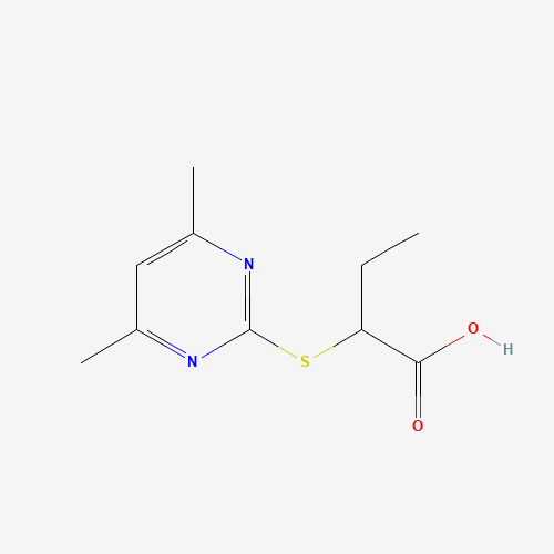 2-(4,6-DIMETHYL-PYRIMIDIN-2-YLSULFANYL)-BUTYRIC ACID (CAS: 433242-64-9) - Related Chemical Product