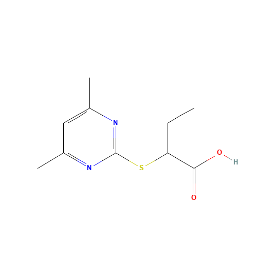 2-(4,6-DIMETHYL-PYRIMIDIN-2-YLSULFANYL)-BUTYRIC ACID (CAS: 433242-64-9) - Related Chemical Product