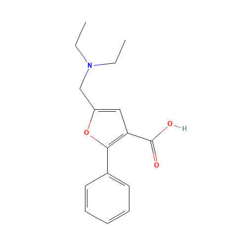 5-DIETHYLAMINOMETHYL-2-PHENYL-FURAN-3-CARBOXYLIC ACID (CAS: 435341-94-9) - Related Chemical Product