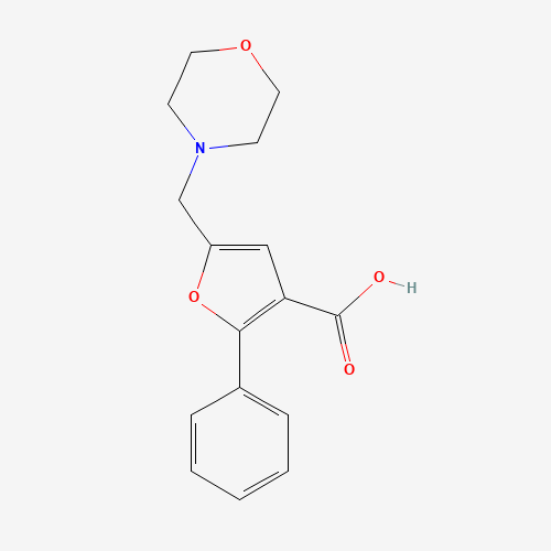 5-MORPHOLIN-4-YLMETHYL-2-PHENYL-FURAN-3-CARBOXYLIC ACID (CAS: 435341-95-0) - Related Chemical Product