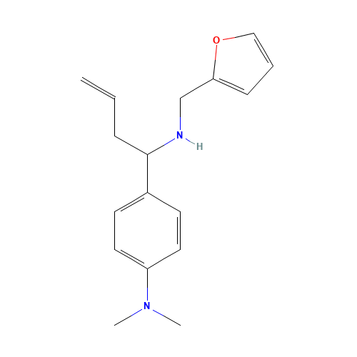 (4-(1-[(FURAN-2-YLMETHYL)-AMINO]-BUT-3-ENYL)-PHENYL)-DIMETHYL-AMINE (CAS: 435342-01-1) - Related Chemical Product