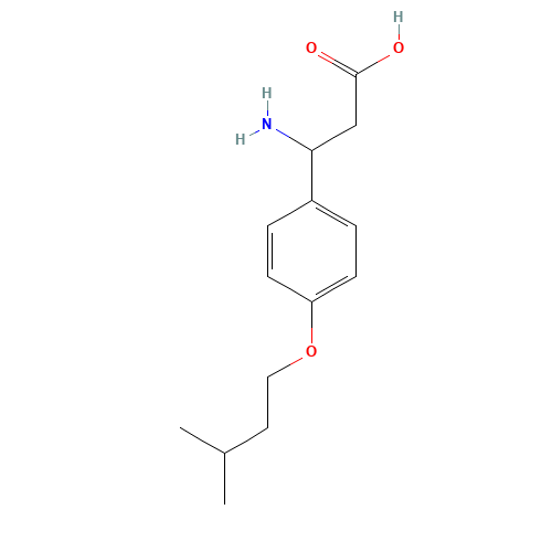 3-AMINO-3-[4-(3-METHYL-BUTOXY)-PHENYL]-PROPIONIC ACID (CAS: 435345-30-5) - Related Chemical Product