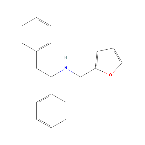 (1,2-DIPHENYL-ETHYL)-FURAN-2-YLMETHYL-AMINE (CAS: 436087-17-1) - Related Chemical Product