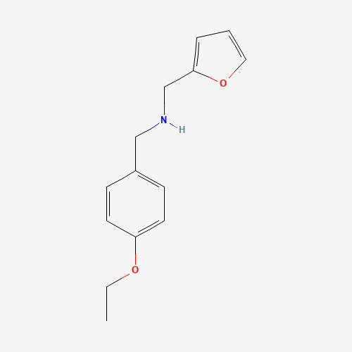 (4-ETHOXY-BENZYL)-FURAN-2-YLMETHYL-AMINE (CAS: 436096-81-0) - Chemical Structure and Molecular Formula 