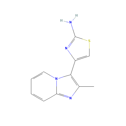 4-(2-METHYL-IMIDAZO[1,2-A ]PYRIDIN-3-YL)-THIAZOL-2-YLAMINE (CAS: 436099-84-2) - Related Chemical Product