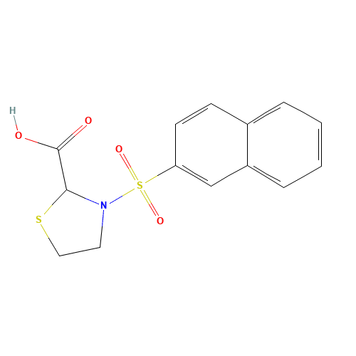 3-(NAPHTHALENE-2-SULFONYL)-THIAZOLIDINE-2-CARBOXYLIC ACID (CAS: 436811-27-7) - Related Chemical Product