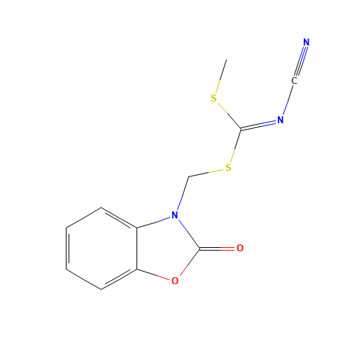 METHYL [(2-OXOBENZO[D]OXAZOL-3(2H)-YL)METHYL]CYANOCARBONIMIDODITHIOATE (CAS: 444791-13-3) - Related Chemical Product