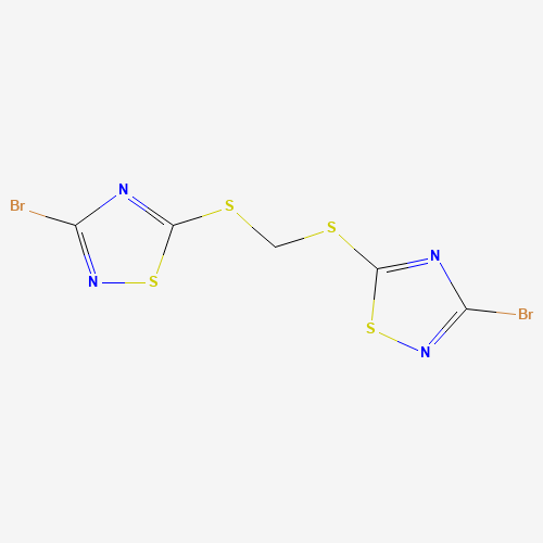 BIS(3-BROMO-1,2,4-THIADIAZOL-5-YLTHIO)METHANE (CAS: 444791-14-4) - Related Chemical Product