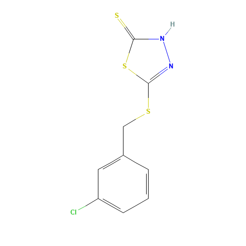 5-(3-CHLOROBENZYLTHIO)-2-MERCAPTO-1,3,4-THIADIAZOLE (CAS: 444791-16-6) - Related Chemical Product