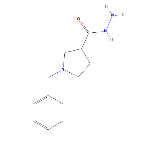 1-BENZYL-PYRROLIDINE-3-CARBOXYLIC ACID HYDRAZIDE (CAS: 474317-63-0) - Related Chemical Product