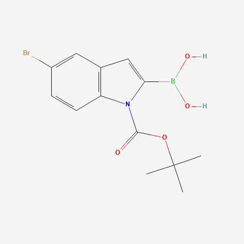 5-Bromo-1-(tert-butoxycarbonyl)-1H-indol-2-ylboronic acid (CAS: 475102-13-7) - Related Chemical Product
