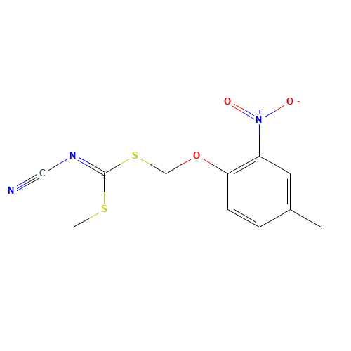 METHYL [(4-METHYL-2-NITROPHENOXY)METHYL]CYANOCARBONIMIDODITHIOATE (CAS: 494763-18-7) - Related Chemical Product