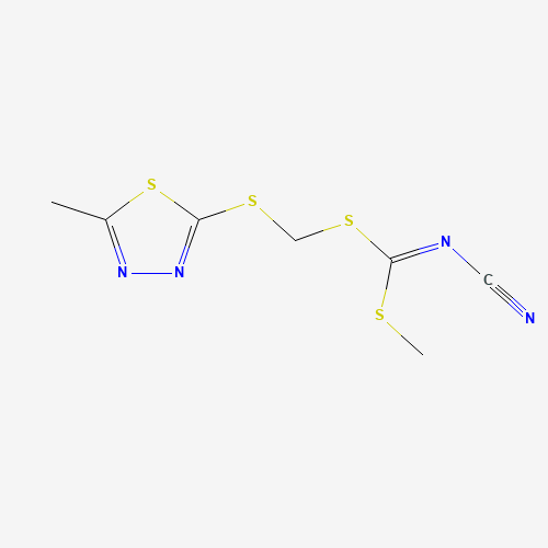 METHYL [(5-METHYL-1,3,4-THIADIAZOL-2-YLTHIO)METHYL] CYANOCARBONIMIDODITHIOATE (CAS: 494763-19-8) - Related Chemical Product