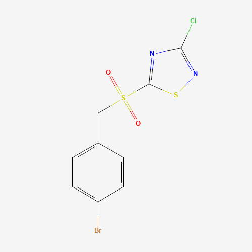 5-(4-BROMOBENZYLSULFONYL)-3-CHLORO-1,2,4-THIADIAZOLE (CAS: 494763-24-5) - Related Chemical Product