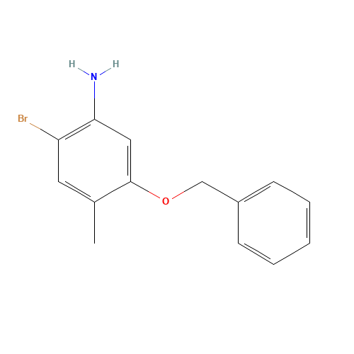 5-(BENZYLOXY)-2-BROMO-4-METHYLANILINE (CAS: 499770-88-6) - Related Chemical Product