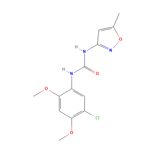 N-(5-CHLORO-2,4-DIMETHOXYPHENYL)-N'-(5-METHYL-3-ISOXAZOLYL)-UREA (CAS: 501925-31-1) - Related Chemical Product