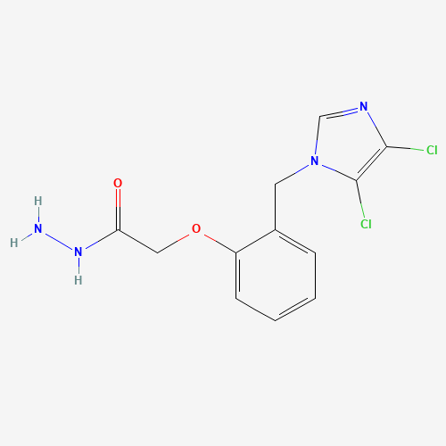 2-[2-[(4,5-DICHLORO-1H-IMIDAZOL-1-YL)METHYL]PHENOXY]ETHANOHYDRAZIDE (CAS: 514803-20-4) - Related Chemical Product