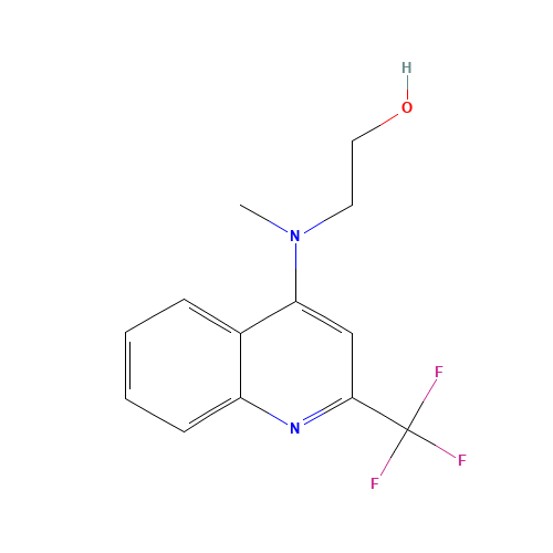 2-[METHYL[2-(TRIFLUOROMETHYL)QUINOLIN-4-YL]AMINO]ETHAN-1-OL (CAS: 519056-52-1) - Related Chemical Product