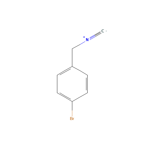 4-BROMOBENZYLISOCYANIDE (CAS: 602261-85-8) - Chemical Structure and Molecular Formula 