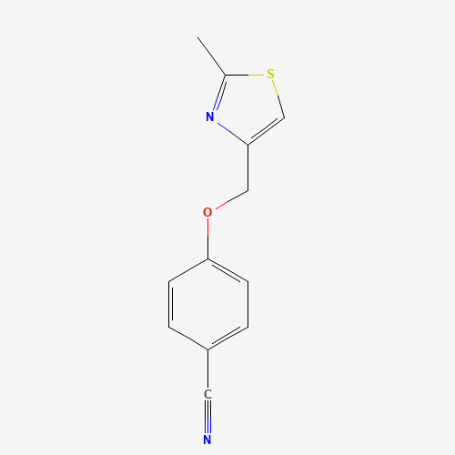 4-[(2-METHYL-1,3-THIAZOL-4-YL)METHOXY]BENZONITRILE (CAS: 671754-28-2) - Related Chemical Product