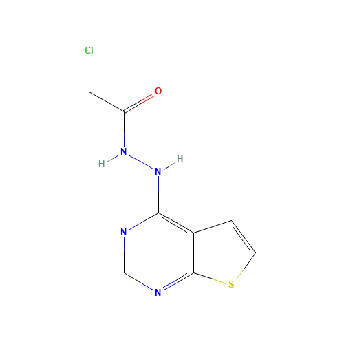 N'1-THIENO[2,3-D]PYRIMIDIN-4-YL-2-CHLOROETHANOHYDRAZIDE (CAS: 680211-00-1) - Related Chemical Product
