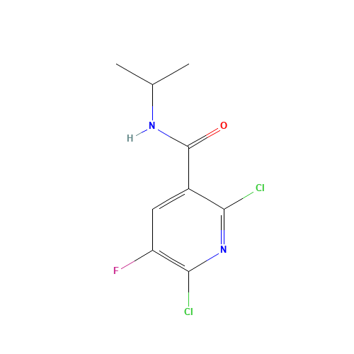 2,6-DICHLORO-5-FLUORO-N-ISOPROPYLNICOTINAMIDE (CAS: 680217-86-1) - Related Chemical Product