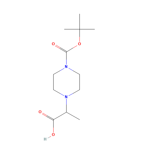 2-(1-TERT-BUTOXYCARBONYLPIPERAZIN-4-YL)PROPIONIC ACID (CAS: 680579-19-5) - Related Chemical Product
