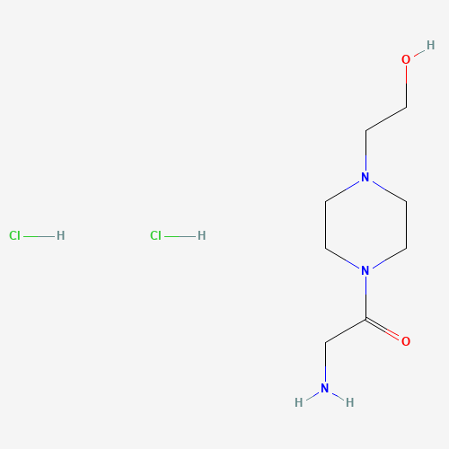 2-AMINO-1-[4-(2-HYDROXY-ETHYL)-PIPERAZIN-1-YL]-ETHANONE 2 HCL (CAS: 717904-39-7) - Related Chemical Product
