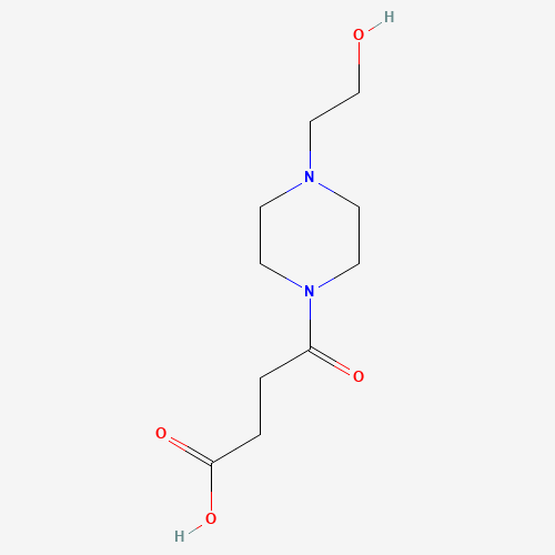 4-[4-(2-HYDROXY-ETHYL)-PIPERAZIN-1-YL]-4-OXO-BUTYRIC ACID (CAS: 717904-43-3) - Related Chemical Product