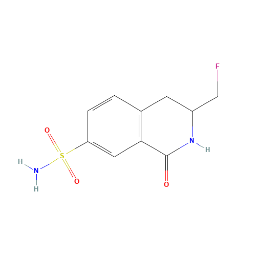 3-(FLUOROMETHYL)-1-OXO-1,2,3,4-TETRAHYDROISOQUINOLINE-7-SULFONAMIDE (CAS: 780820-78-2) - Related Chemical Product