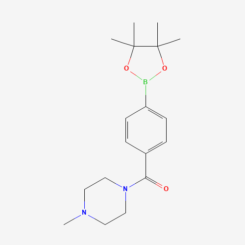(4-METHYL-PIPERAZINE-1-YL)-[4-(4,4,5,5-TETRAMETHYL-1,3,2-DIOXABOROLAN-2-YL)-PHENYL]-METHANONE (CAS: 832114-06-4) - Related Chemical Product