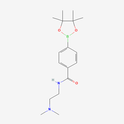 N-(2-DIMETHYLAMINOETHYL)-4-(4,4,5,5-TETRAMETHYL-1,3,2-DIOXABOROLAN-2-YL)BENZAMIDE (CAS: 832114-11-1) - Related Chemical Product