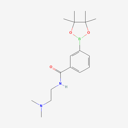 N-(2-DIMETHYLAMINOETHYL)-3-(4,4,5,5-TETRAMETHYL-1,3,2-DIOXABOROLAN-2-YL)BENZAMIDE (CAS: 840521-76-8) - Related Chemical Product