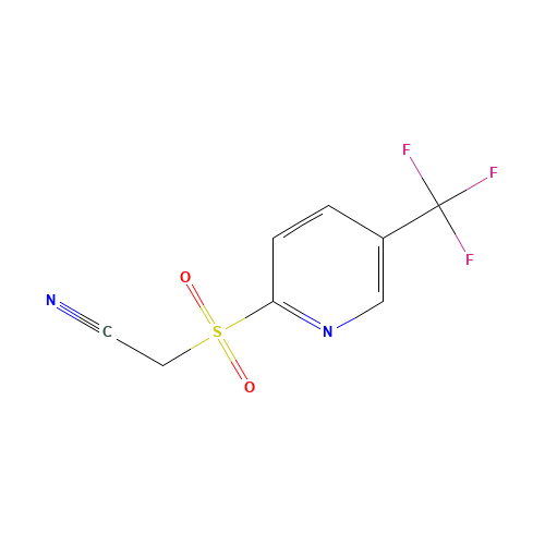 2-([5-(TRIFLUOROMETHYL)-2-PYRIDYL]SULFONYL)ACETONITRILE (CAS: 845266-24-2) - Related Chemical Product