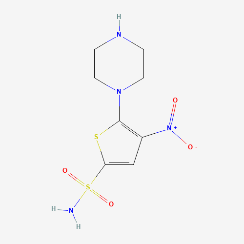 4-NITRO-5-PIPERAZINOTHIOPHENE-2-SULFONAMIDE (CAS: 845266-27-5) - Related Chemical Product