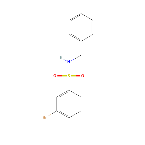 N-BENZYL 3-BROMO-4-METHYLBENZENESULFONAMIDE (CAS: 850429-67-3) - Related Chemical Product