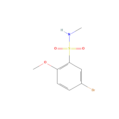 5-BROMO-2-METHOXY-N-METHYLBENZENESULFONAMIDE (CAS: 871269-17-9) - Related Chemical Product